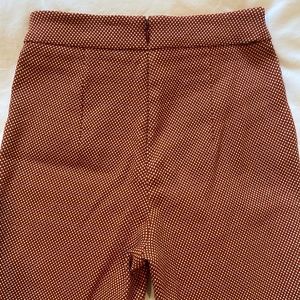 Urban Outfitters red and white pin up style pants